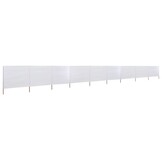vidaXL Windscherm 9-panelen (1200x160 cm) Zandwit - 61% Korting!