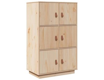 vidaXL Hoge Kast Grenenhout - 40% Korting!