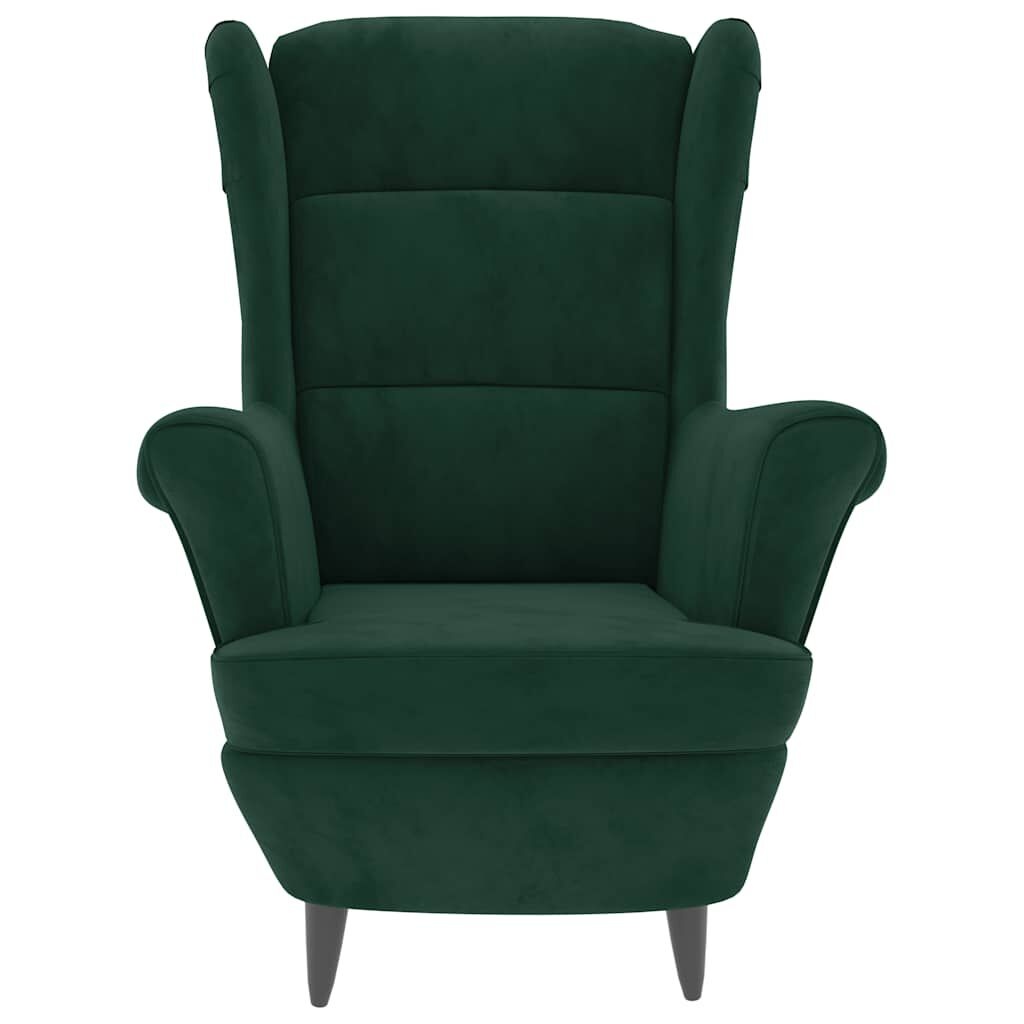 vidaXL Fauteuil Fluweel Donkergroen - 40% Korting!