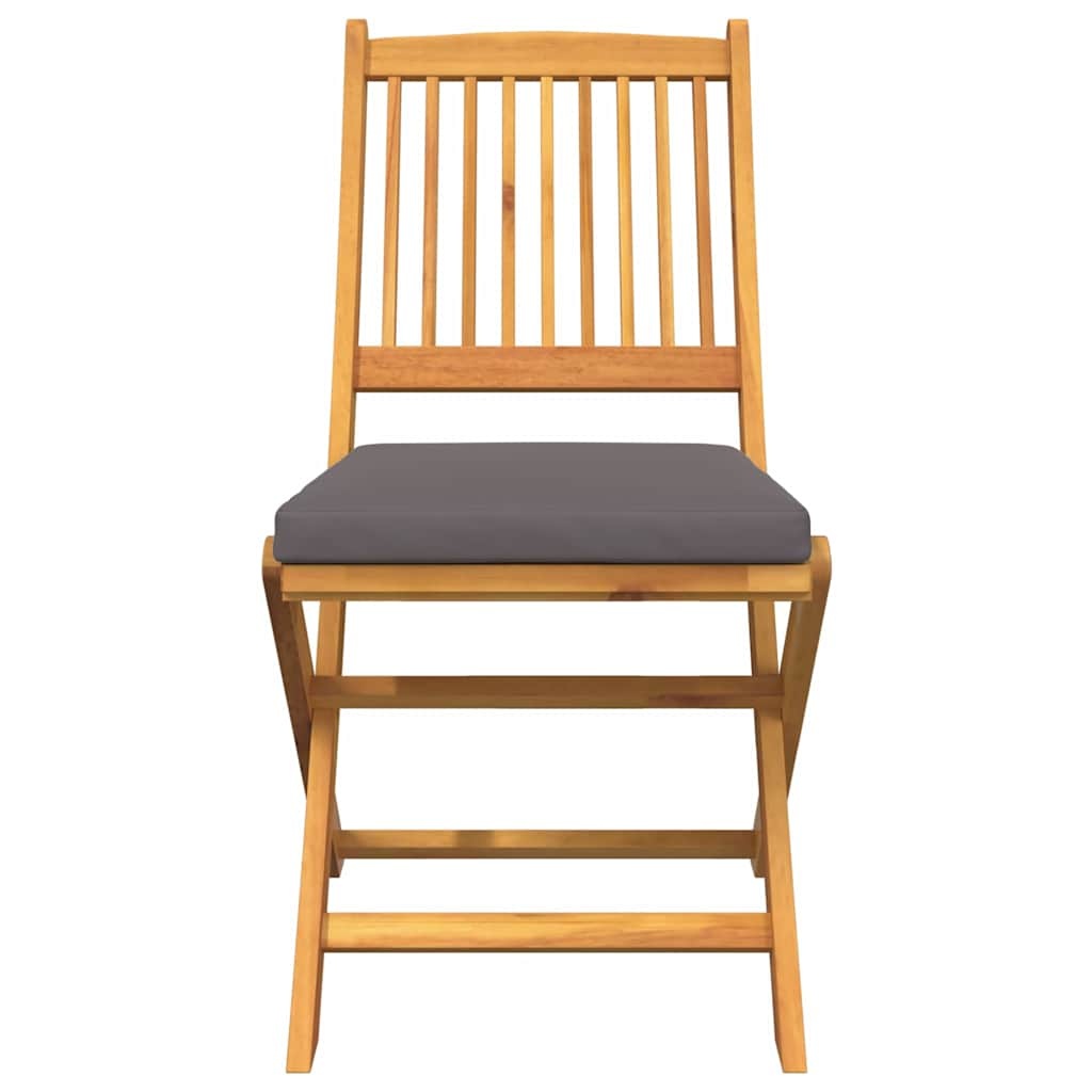 VidaXL Opvouwbare Stoel met Kussen (2 stuks) - 40% Korting!