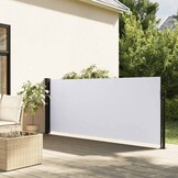 vidaXL Uittrekbaar Windscherm 100x300cm Wit - 68% Korting!
