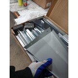 vidaXL Tuinschuur Gedeukt - 60% Korting! 116x45x175 cm Staal Grijs