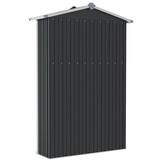 vidaXL Tuinschuur Gedeukt - 60% Korting! 116x45x175 cm Staal Grijs