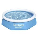Bestway Fast Set Zwembad 244x61cm Blauw - Nu 65% Korting!
