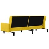 vidaXL Slaapbank Fluweel Geel - 40% Korting!