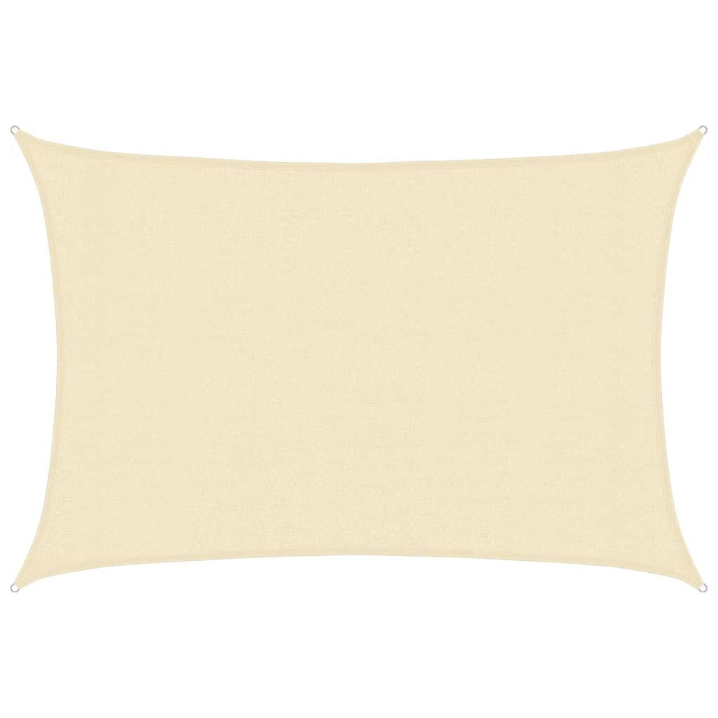 vidaXL Zonnezeil 3x4,5m HDPE Crème - 57% Korting!