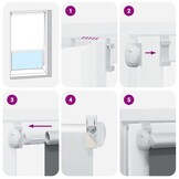 Rolgordijn Verduisterend Blackout 100x230cm Zwart - 53% Korting!