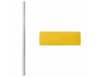 vidaXL Matte Streep Privacyfolie (0,9x10m) - 68% Korting!