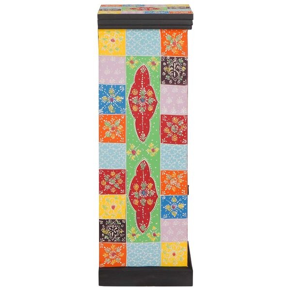 VidaXL Ladekast Multikleur (35% Korting) - Massief Mangohout 30x30x90 cm