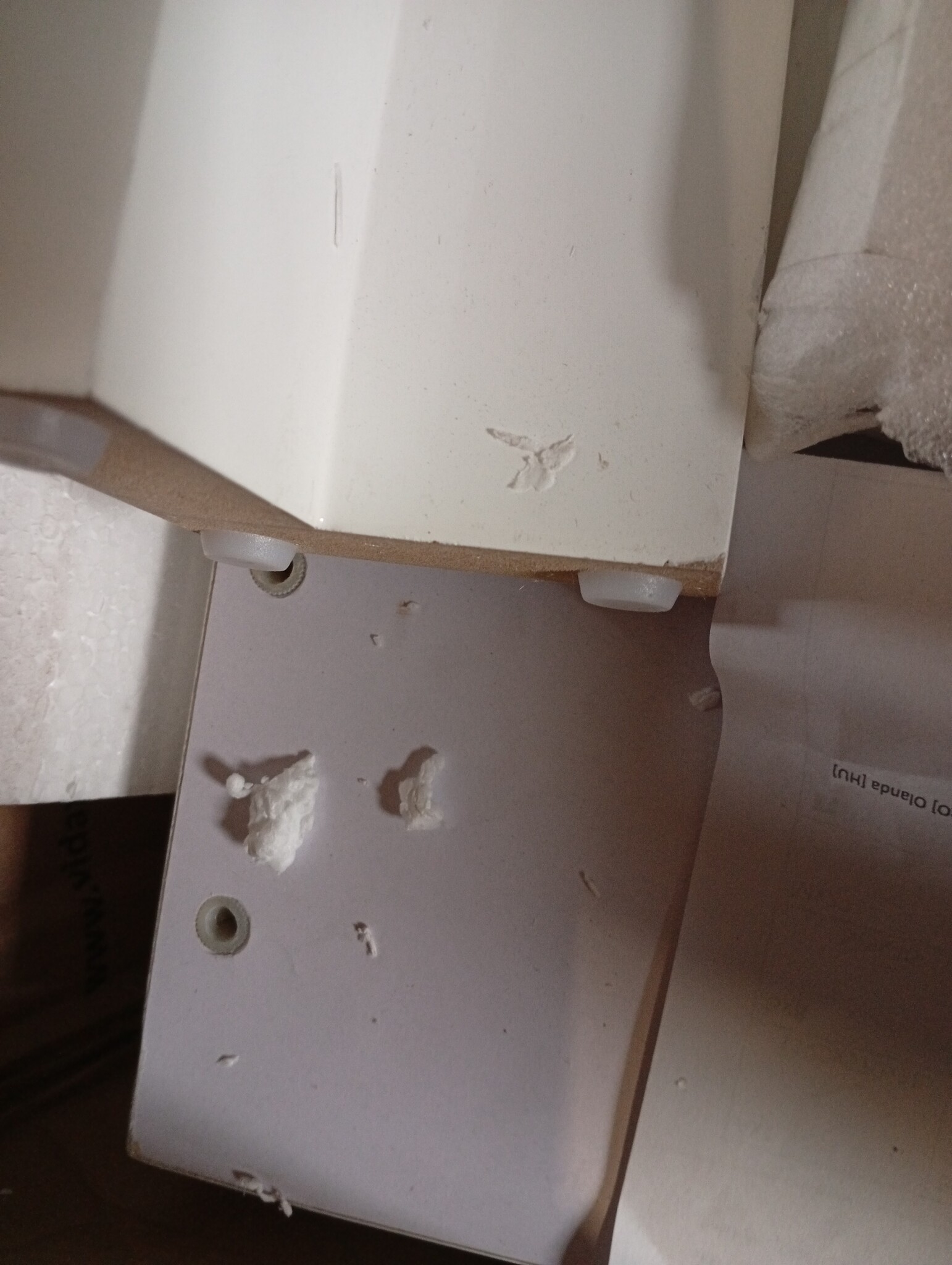 vidaXL Bartafel Wit Hoogglans met Wijnrek - 64% Korting!