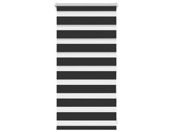 Duo Rolgordijn Zwart 40x100cm - Nu met 40% Korting!