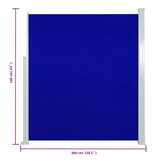 vidaXL Uittrekbaar Tuinscherm Blauw - 160x300cm - 42% Korting