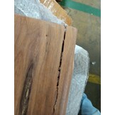 vidaXL Tafelblad Acaciahout Natuurlijke Rand 90x60cm - 64% Korting