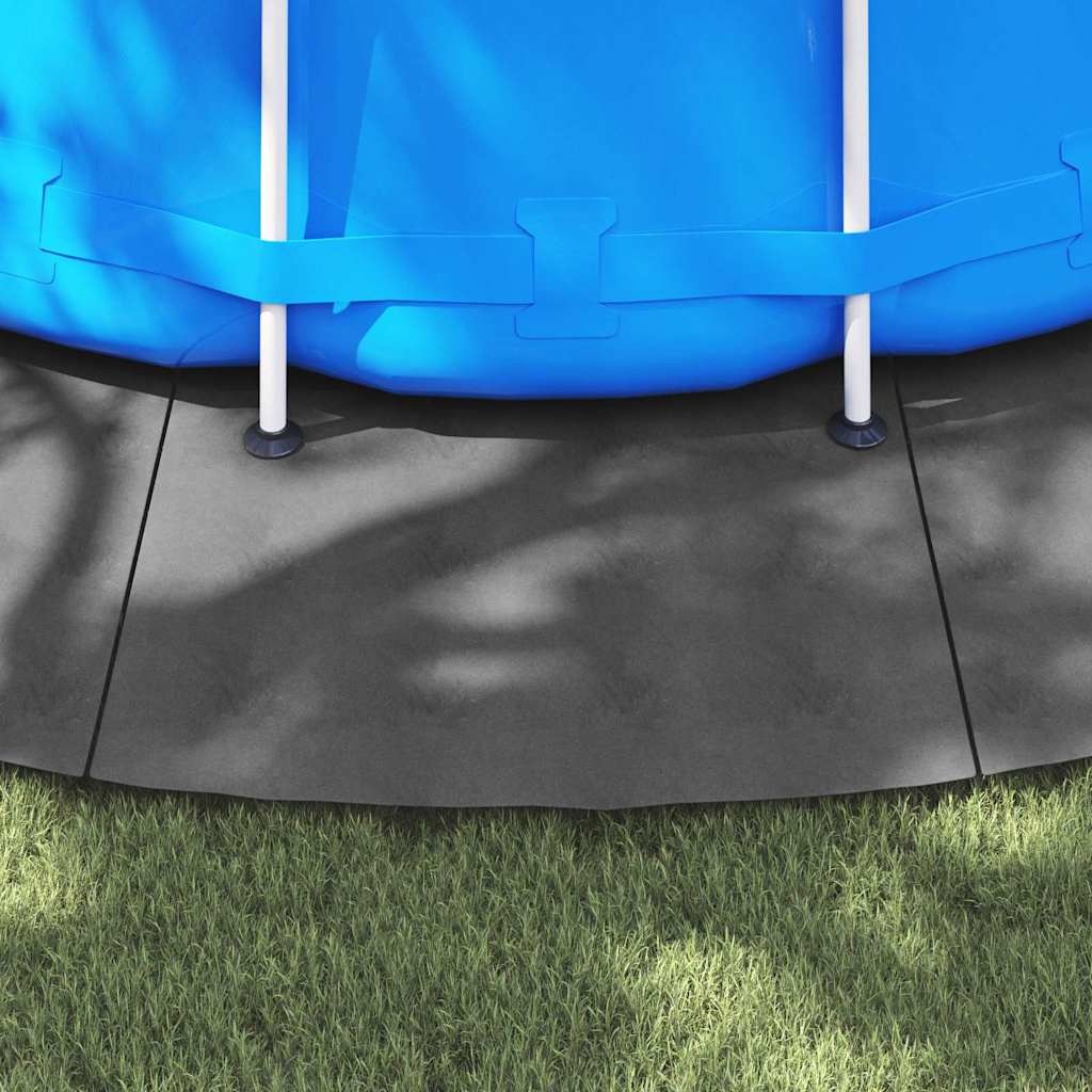 vidaXL Zwembad Grondzeil Polyester Geotextiel Ø 610 cm - 65% Korting!