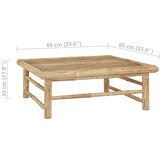 vidaXL Loungeset Bamboe - 62% Korting