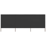 vidaXL Windscherm 3-panelen 400x160cm Antraciet - 61% Korting!