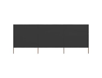 vidaXL Windscherm 3-panelen 400x160cm Antraciet - 61% Korting!