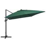 vidaXL Zweefparasol Groen 400x300cm - 65% Korting!