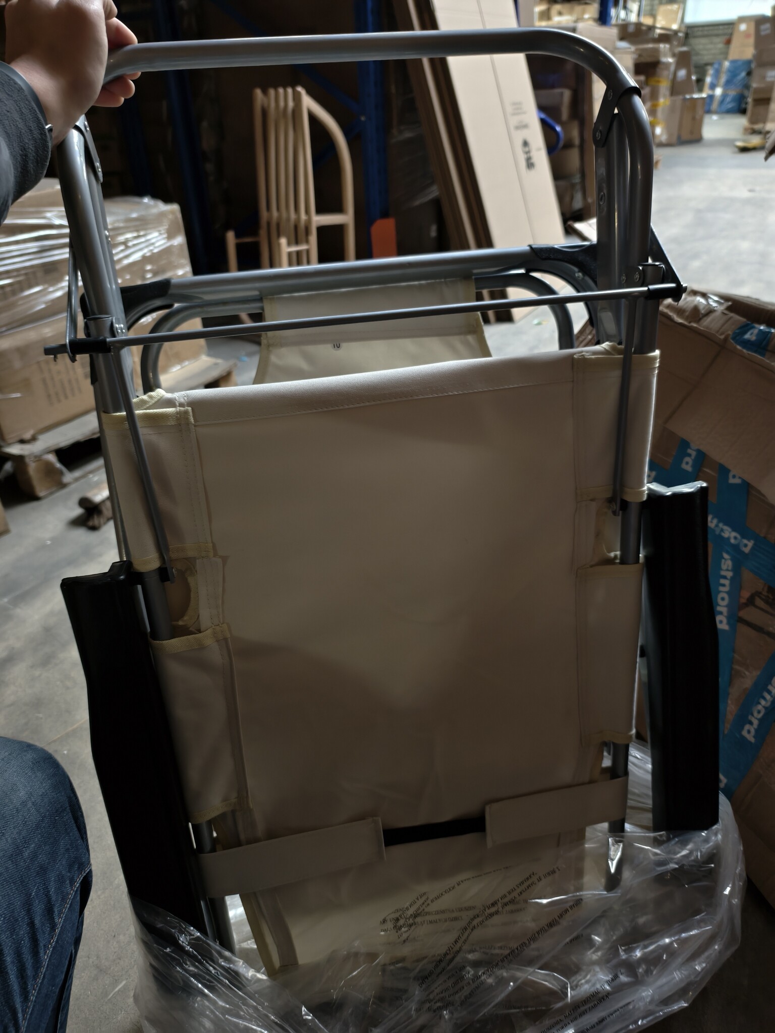 Tuin ligstoel 2in1 beige - 76% korting!