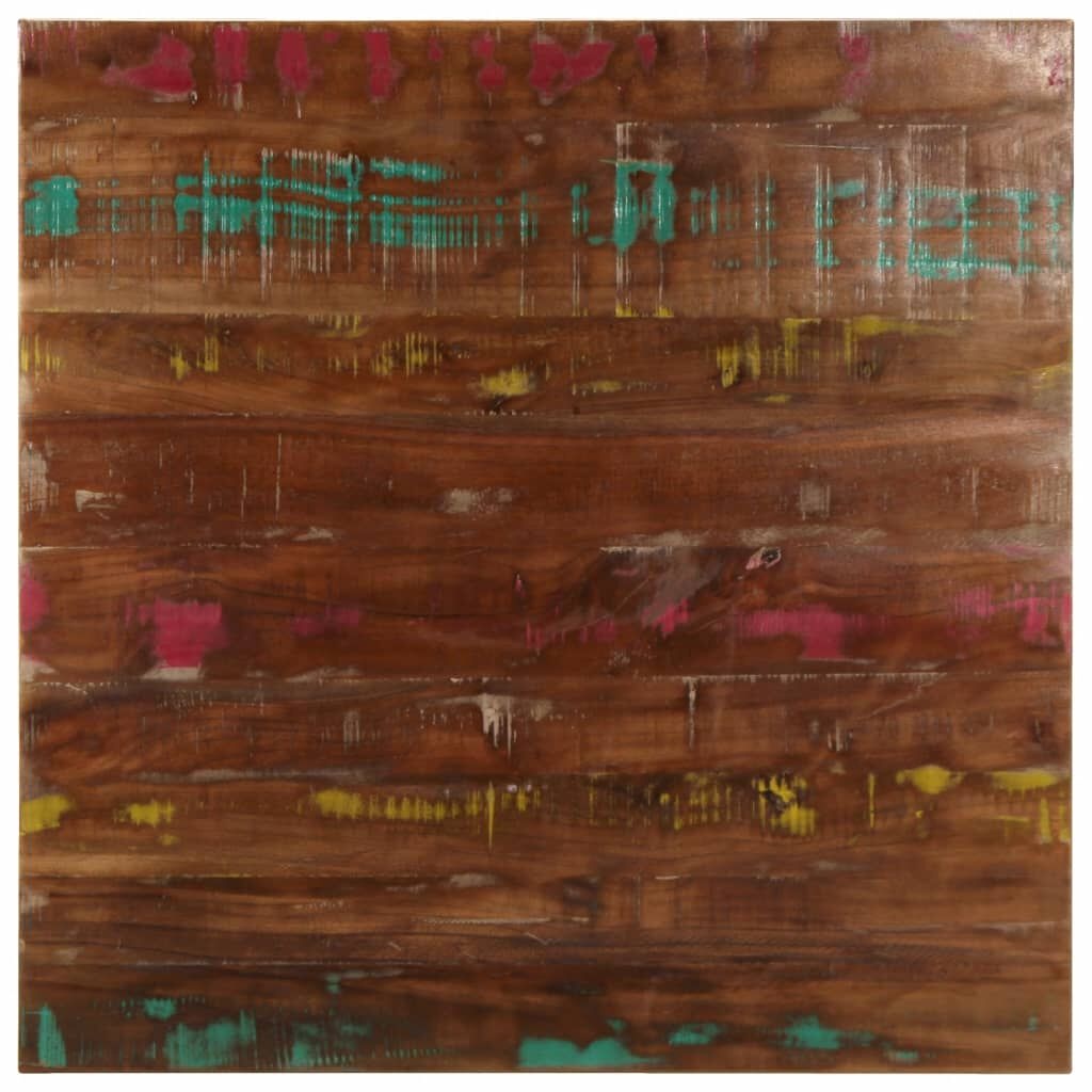 vidaXL Tafelblad Gerecycled Hout 80x80 cm | 47% Korting