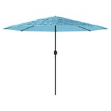 vidaXL Parasol Blauw 324x324cm - 68% Korting