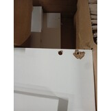 vidaXL Hoekonderkast Lyon Wit 75,5x75,5x81,5 cm - 55% Korting