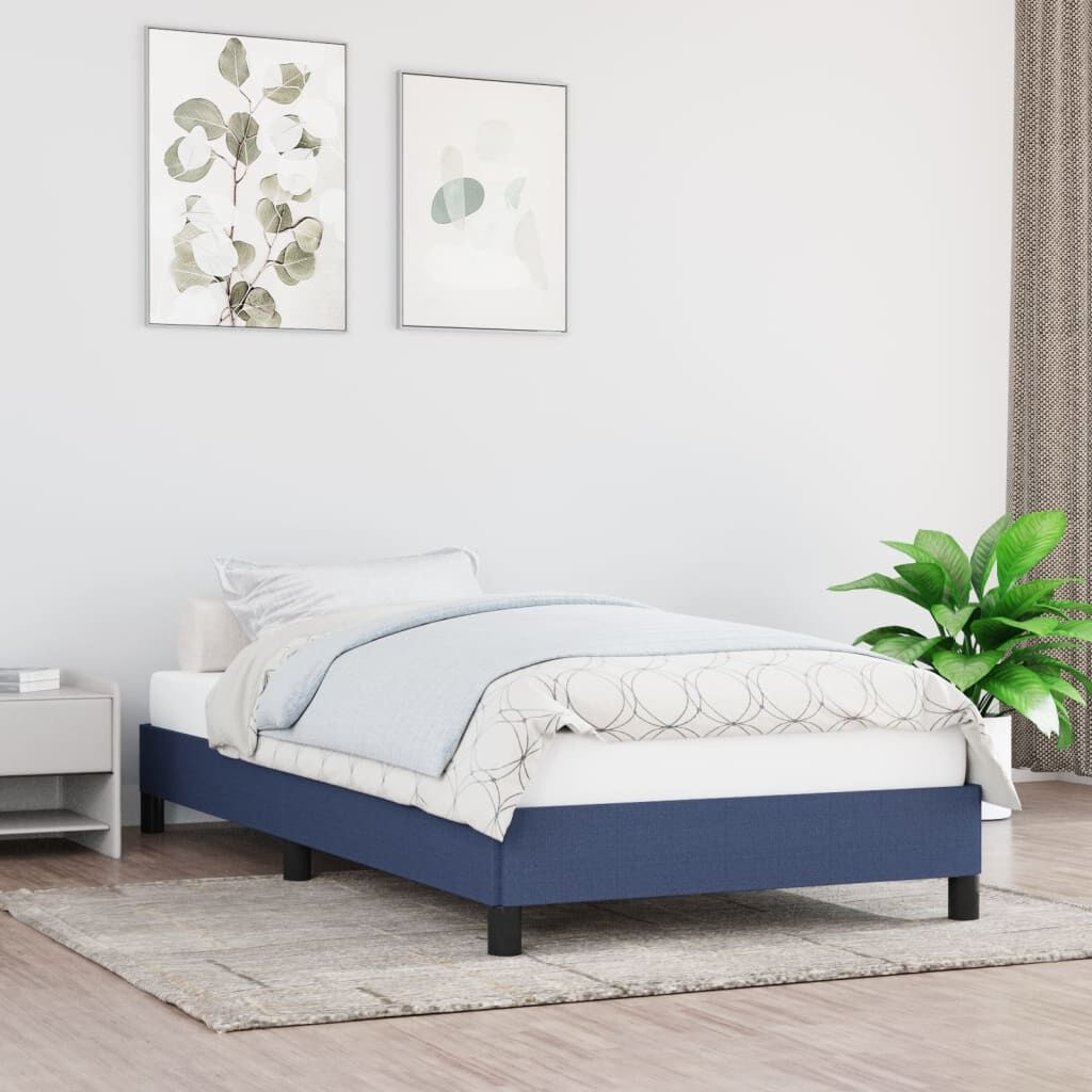 vidaXL Blauw Bedframe 90x190 cm (61% Korting)
