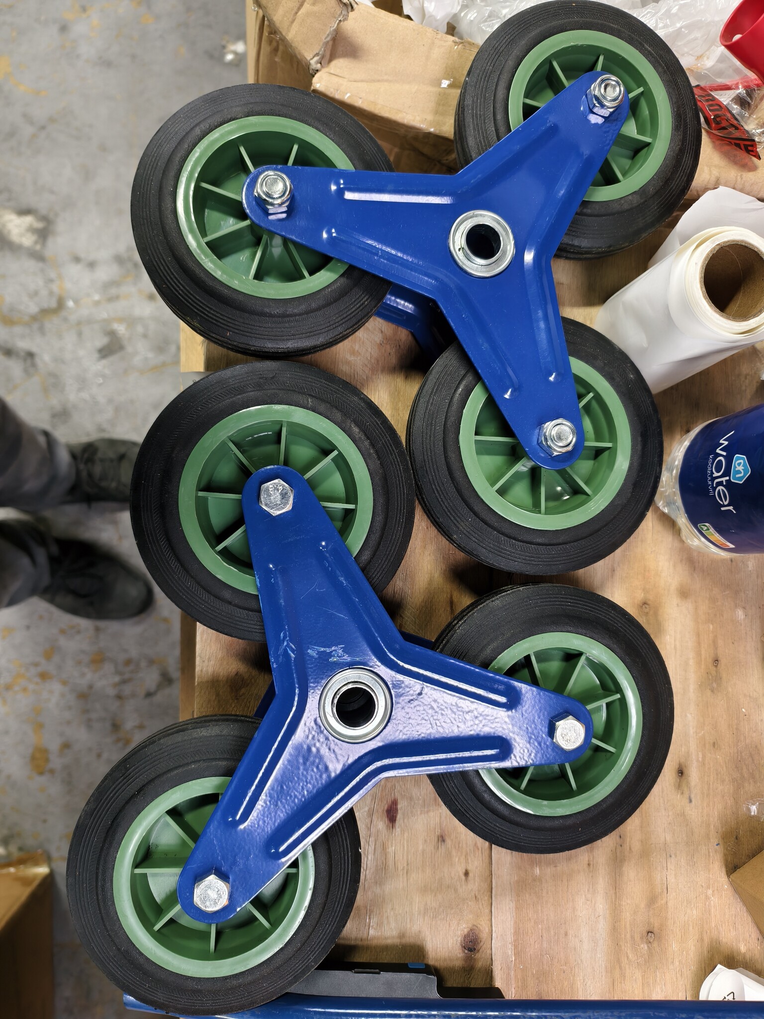 Opvouwbare steekwagen met traploper - 250kg - 40% KORTING