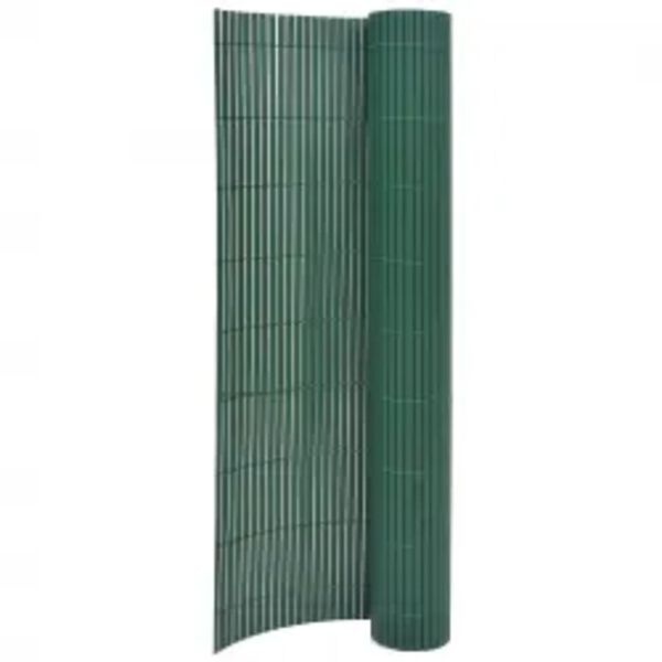 vidaXL Tuinafscheiding PVC 110x500cm Groen - 40% Korting!