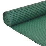 vidaXL Tuinafscheiding PVC 110x500cm Groen - 40% Korting!