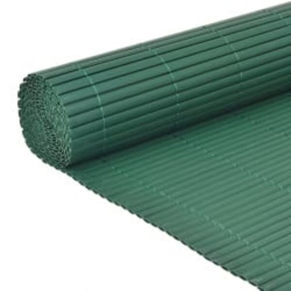 vidaXL Tuinafscheiding PVC 110x500cm Groen - 40% Korting!