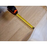 vidaXL Wastafelblad Massief Eikenhout 100x50x2,5 cm - 60% Korting!