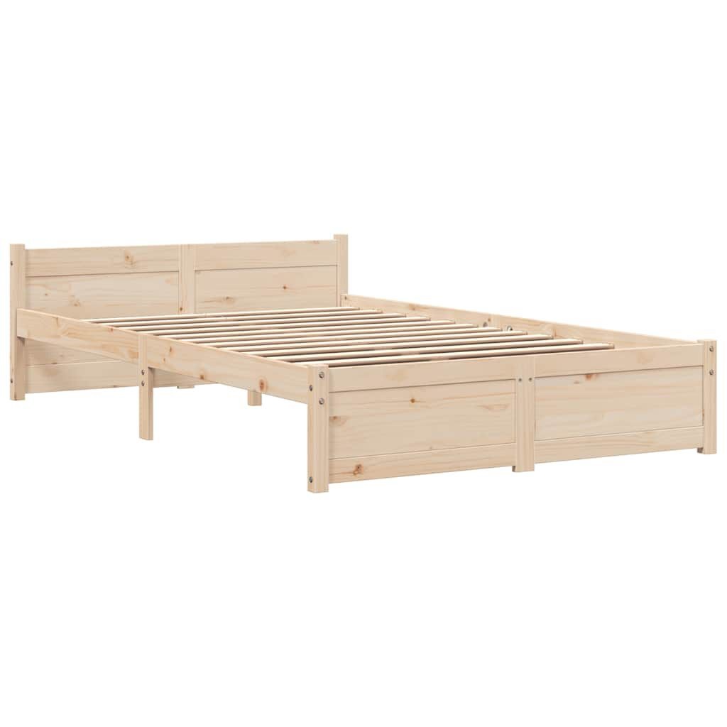 vidaXL Bedframe Massief Hout 120x200 cm - 40% Korting