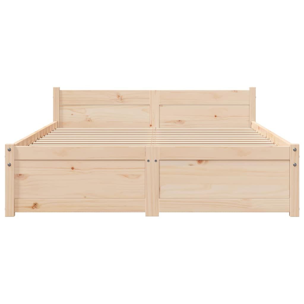 vidaXL Bedframe Massief Hout 120x200 cm - 40% Korting