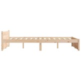 vidaXL Bedframe Massief Hout 120x200 cm - 40% Korting