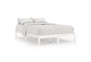 VidaXL Bedframe Grenenhout Wit 160x200 - 40% Korting!