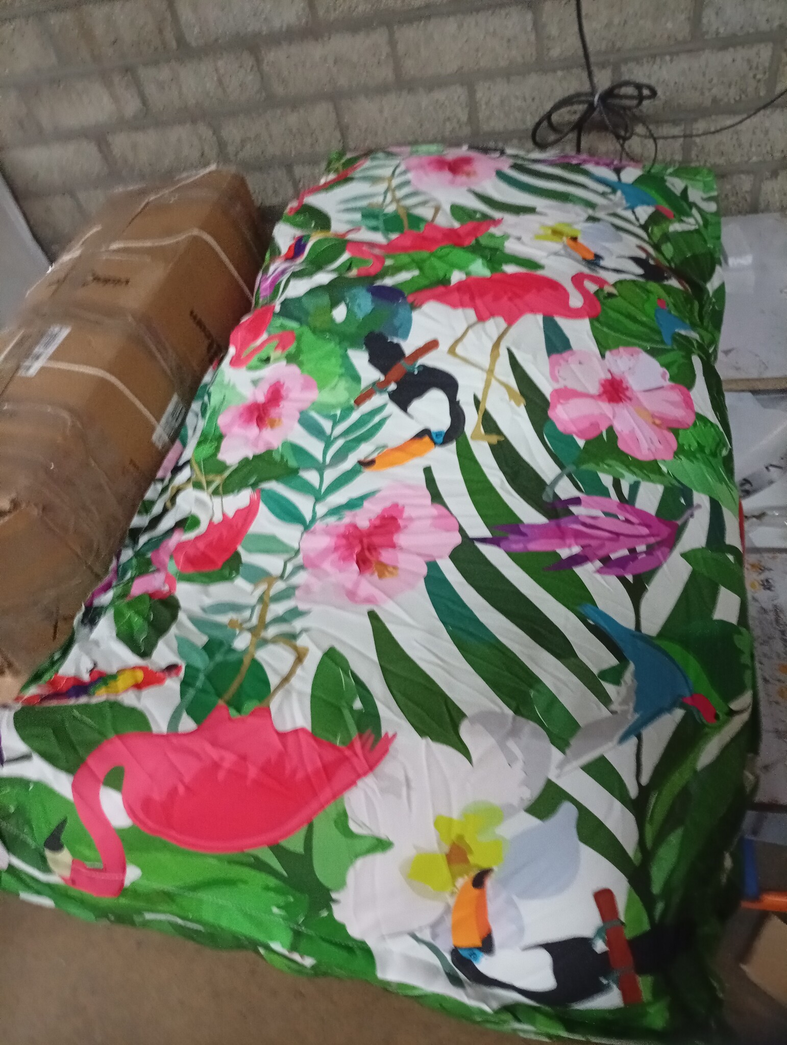 vidaXL Palletkussen Zitting/Rugleuning Floral - 55% Korting!