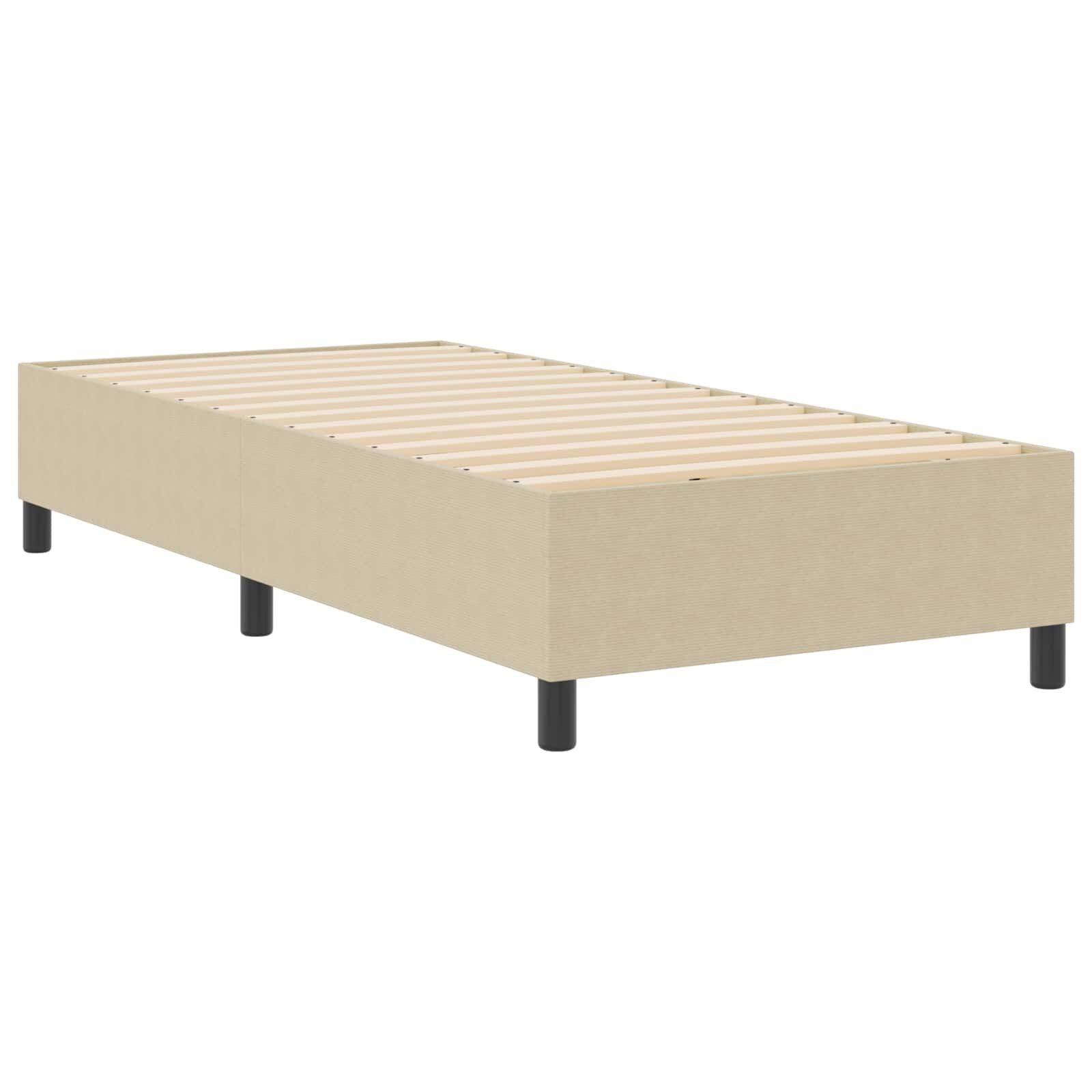 vidaXL Boxspring bed Grijs Groen 90x200cm | 40% Korting