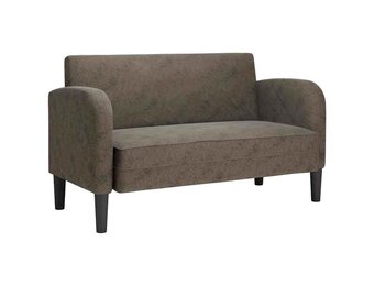 VidaXL Loveseat Bank 110cm Kunstleer Donkergrijs | 40% Korting