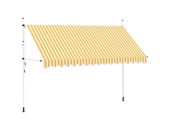 vidaXL Luifel Uittrekbaar 400 cm - 56% Korting!