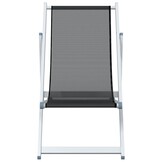 vidaXL Strandstoelen Aluminium/Textileen Grijs - 56% Korting!