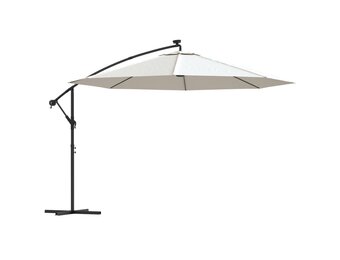 vidaXL Zweefparasol 350cm Zand - 64% Korting!