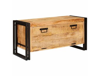 vidaXL Schoenenkast Massief Mangohout Bruin - 40% Korting!