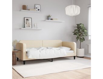 vidaXL Slaapbank Crèmekleurig - 80x200 cm | 40% Korting