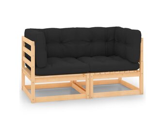 vidaXL Tuinhoekbanken Grenenhout - 35% Korting!