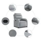 vidaXL Fauteuil Lichtgrijs - 35% Korting!