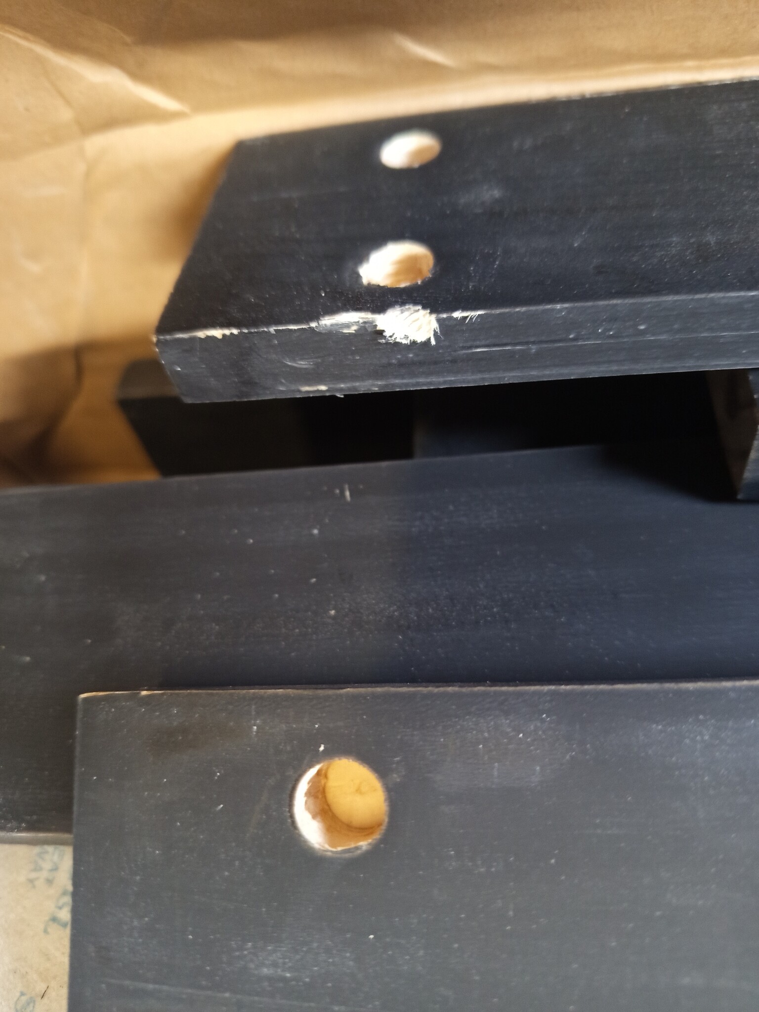 vidaXL Tuinvoetenbank met kussen | Massief grenenhout - Zwart | 74% Korting!