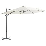 vidaXL Zweefparasol 300cm Zandkleurig - 76% Korting!