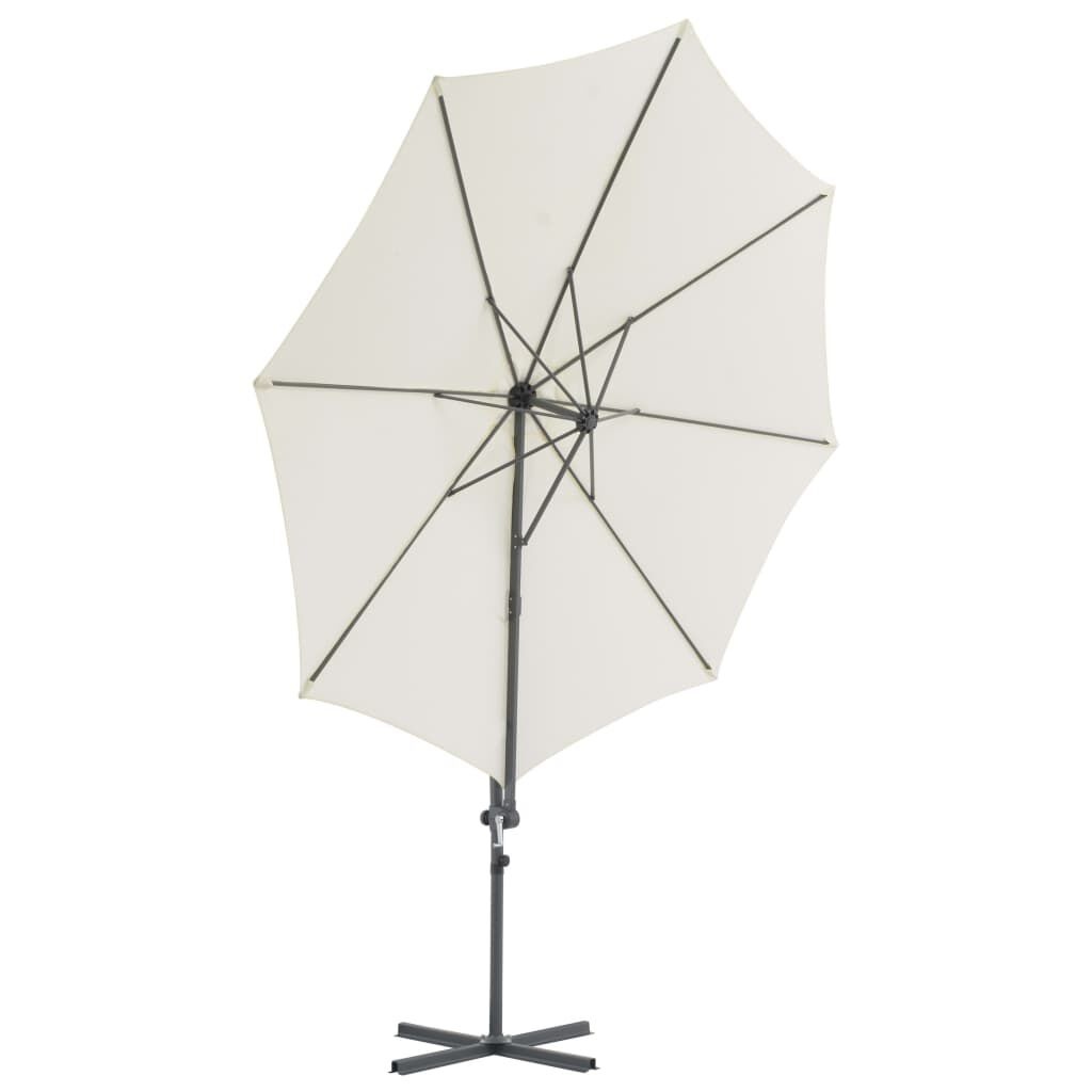 vidaXL Zweefparasol 300cm Zandkleurig - 76% Korting!