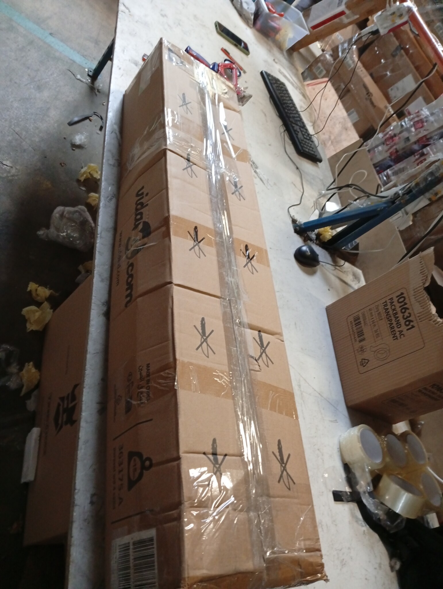 vidaXL Parasol Hout 400x273cm Zandkleurig - 70% Korting!